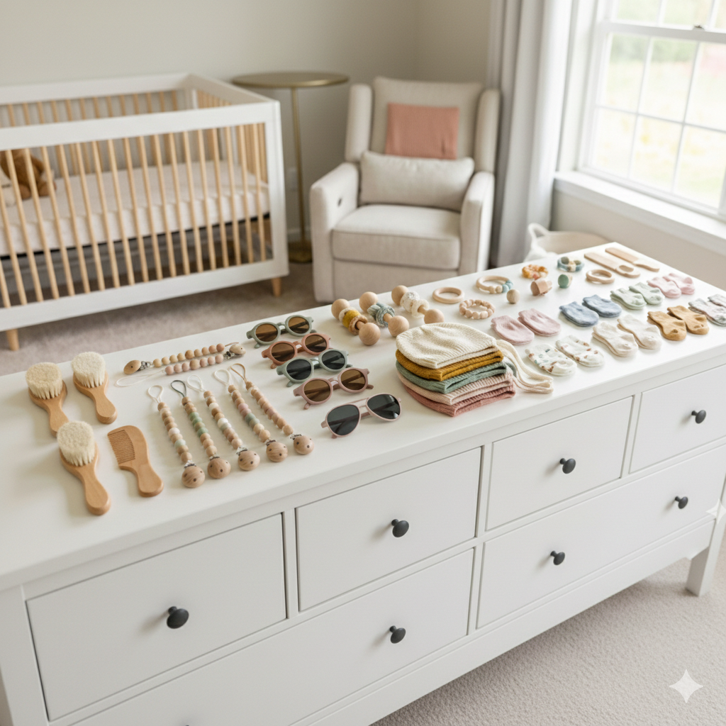Accessoires bébé de seconde main : bonnets, chaussettes, bavoirs et autres indispensables de 0 à 24 mois