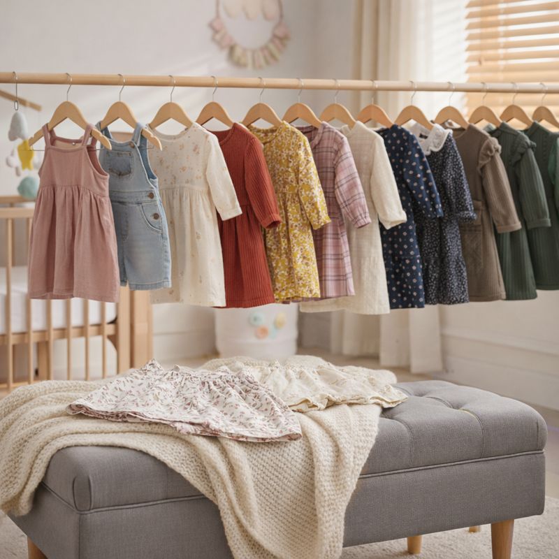 Robes et combinaisons bébé de seconde main, pratiques et confortables, pour enfants de 0 à 24 mois