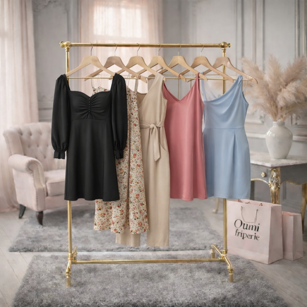 Robe de créateur, combinaison pantalon chic et robes midi de marques comme Maje