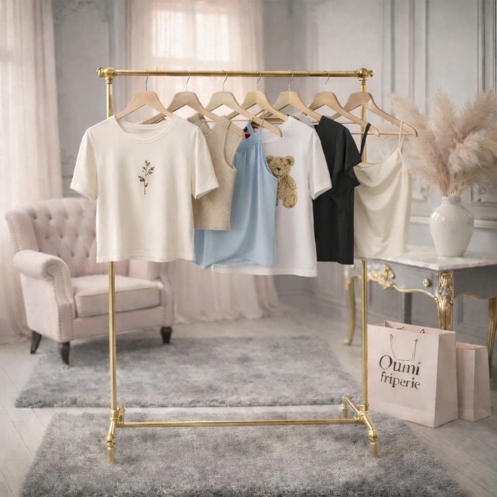 Caracos, t-shirts en coton bio et tops de marques luxe en excellent état
