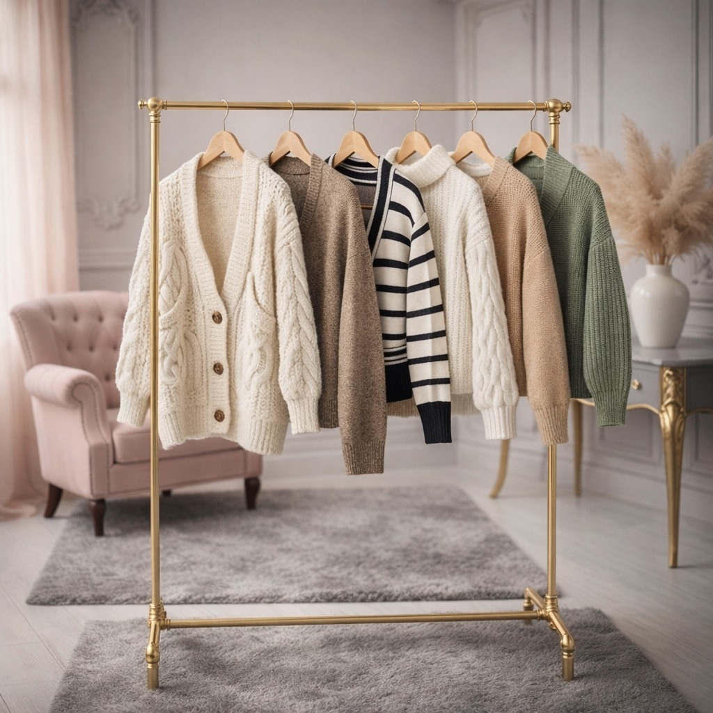 Pull en cachemire, gilet en laine et sweat de marque pour femme, seconde main choisie