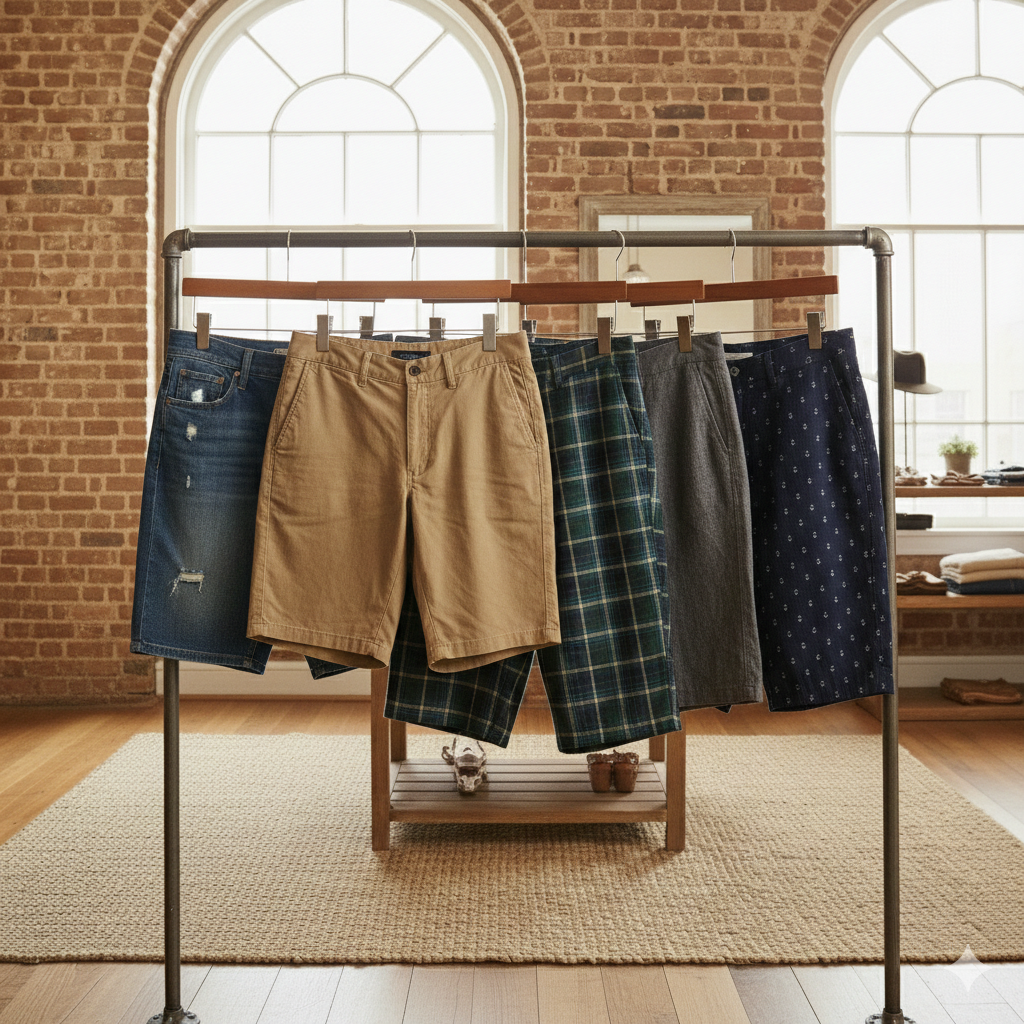 Shorts et bermudas homme de seconde main, confortables et légers, proposés par Oumi Friperie