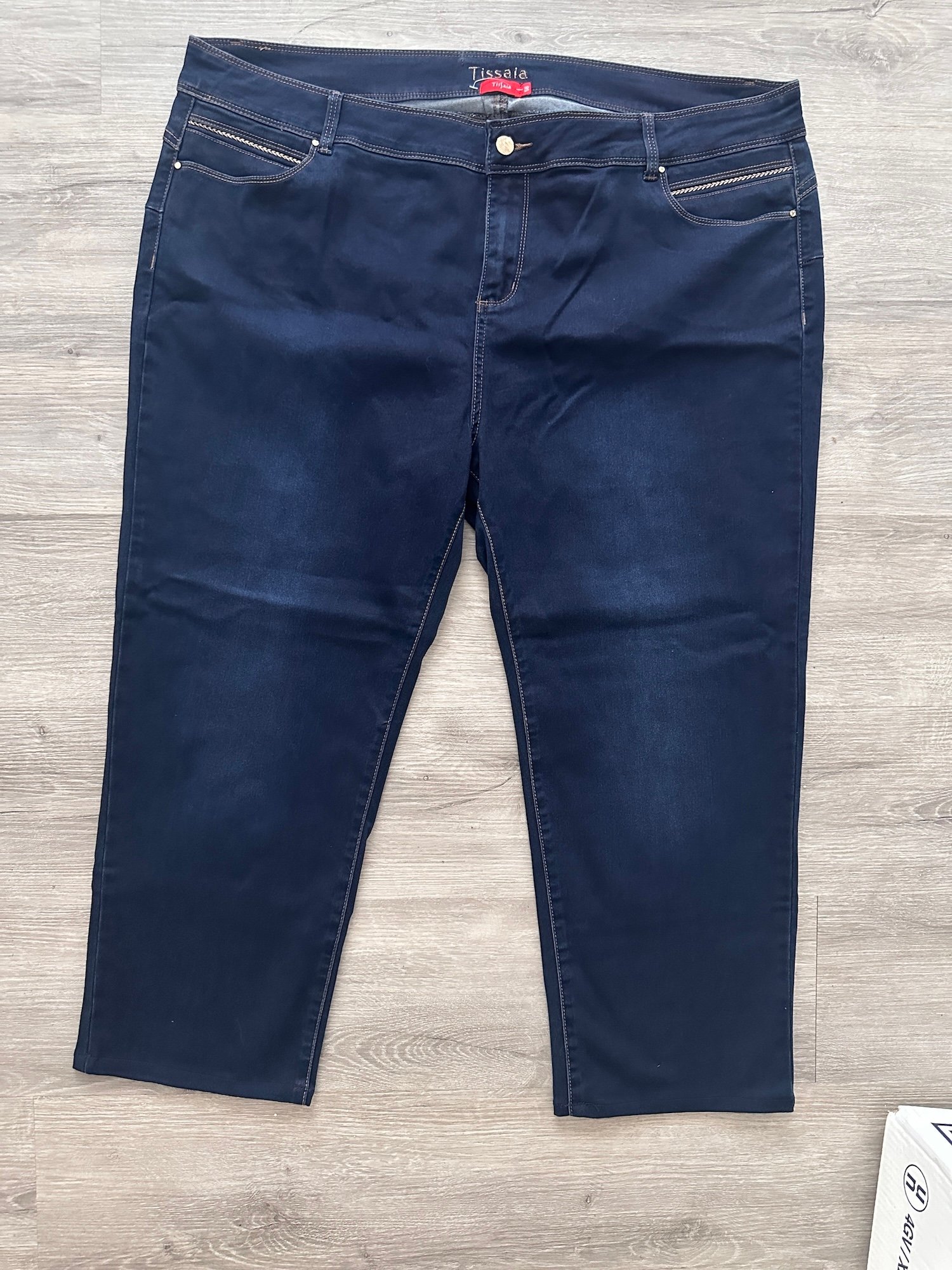 Jean femme bleu foncé Tissaia (T56) – Image 2