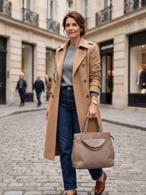 grand cabas la bagagerie beige face