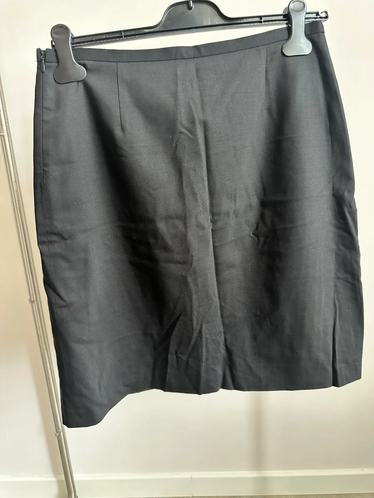 jupe christian lacroix 98 laine noir dos