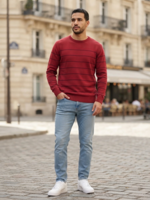 Pull Vintage Saint Pierre - Taille S