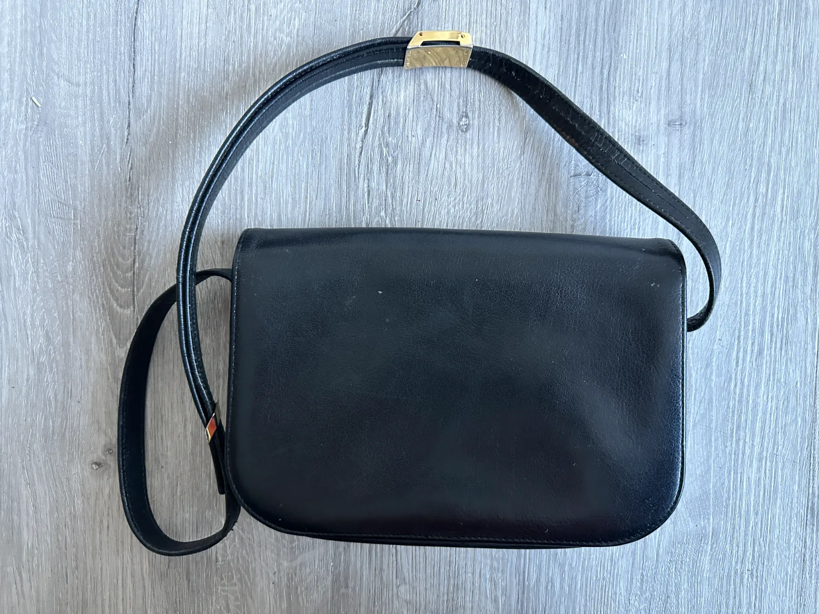 sac bandouliere pourchet noir pourchet paris dos