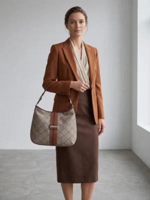sac hobo longchamp lm marron beige longchamp paris face