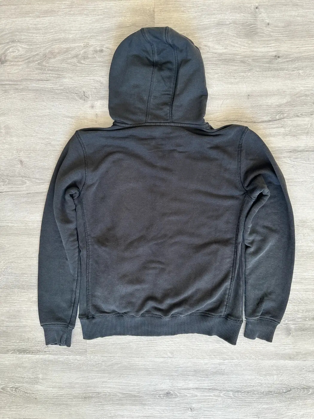 gilet zippe a capuche redskins noir redsking dos