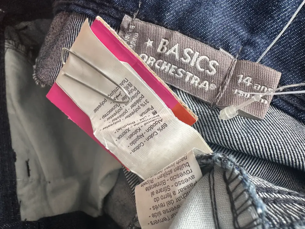jean orchestra neuf bleu etiquette