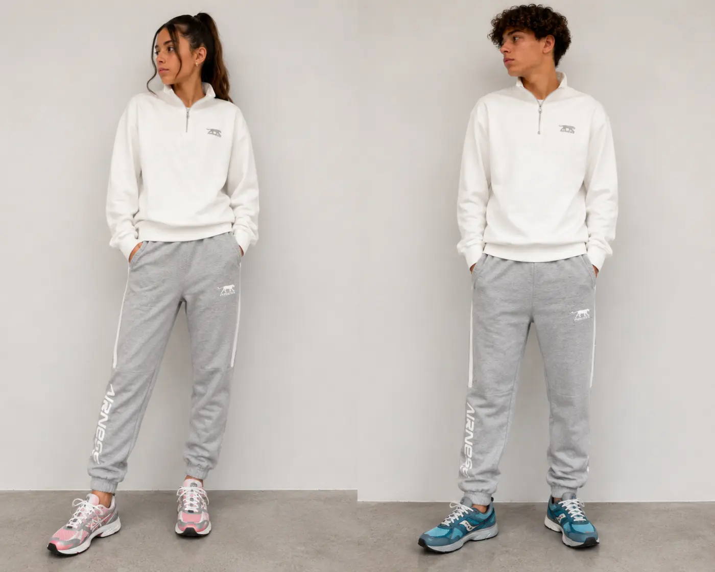 jogging airness gris porte