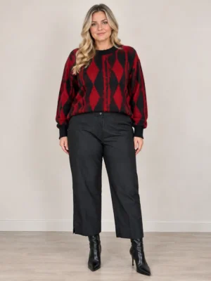 pantalon 7 8eme share noir porte